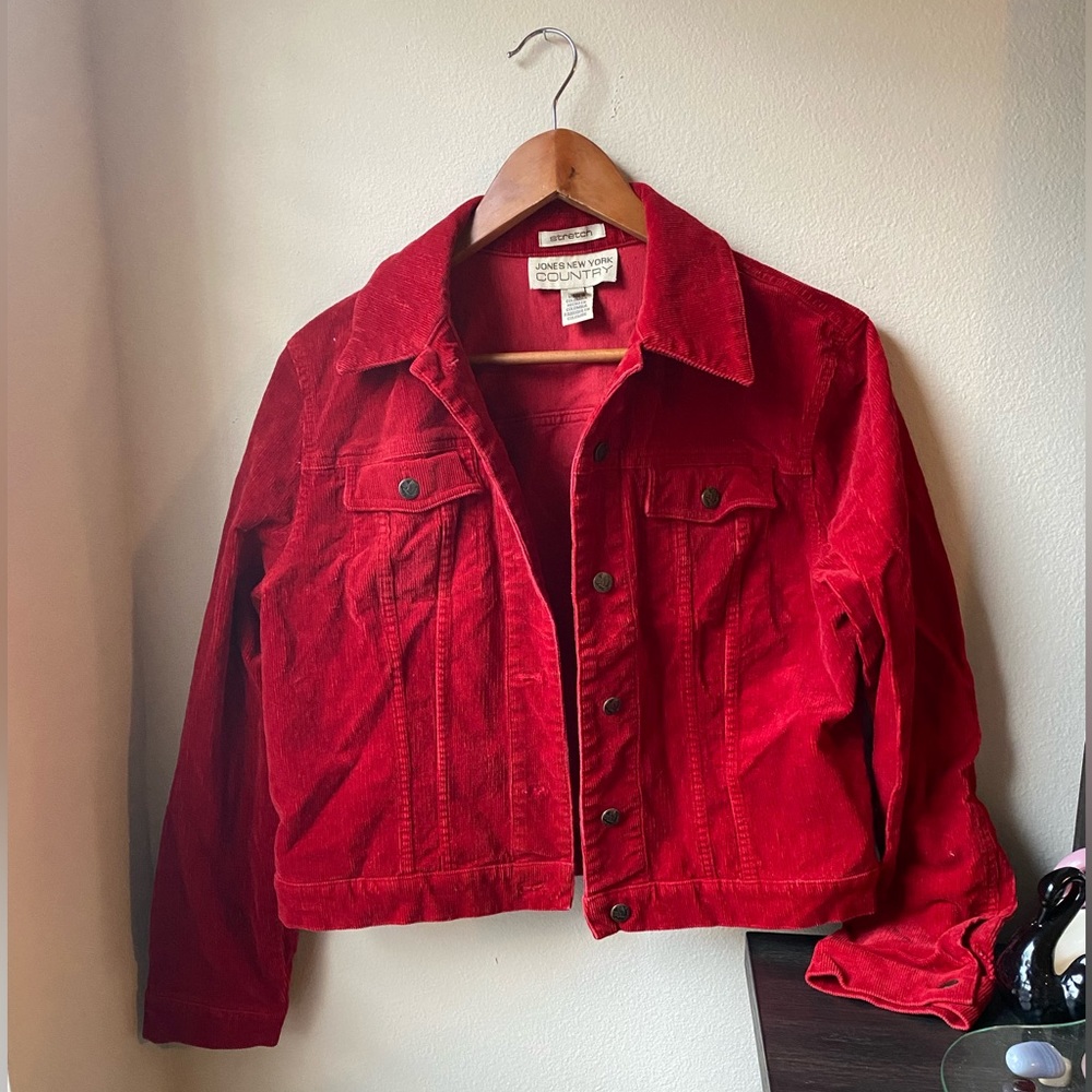 Red Corduroy Jacket